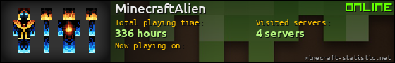 MinecraftAlien userbar 560x90