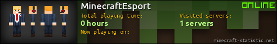 MinecraftEsport userbar 560x90