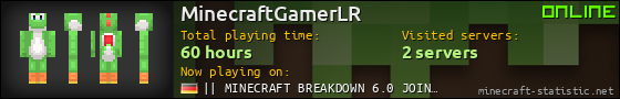 MinecraftGamerLR userbar 560x90