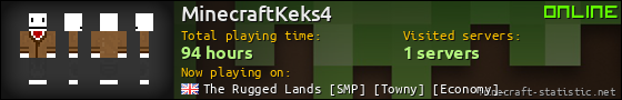 MinecraftKeks4 userbar 560x90