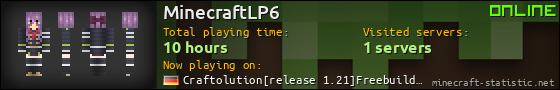 MinecraftLP6 userbar 560x90