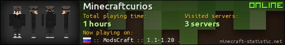 Minecraftcurios userbar 560x90