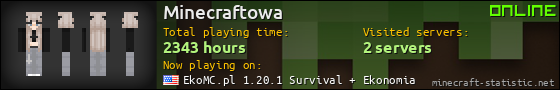 Minecraftowa userbar 560x90