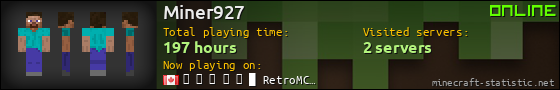 Miner927 userbar 560x90