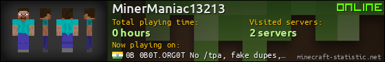 MinerManiac13213 userbar 560x90