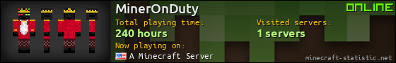 MinerOnDuty userbar 560x90