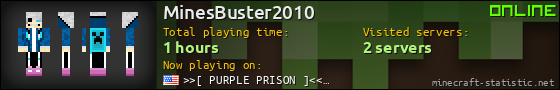 MinesBuster2010 userbar 560x90