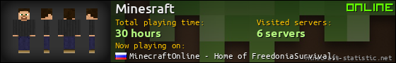 Minesraft userbar 560x90