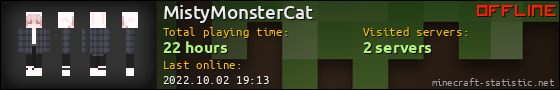 MistyMonsterCat userbar 560x90