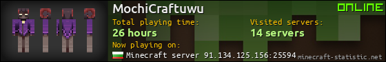 MochiCraftuwu userbar 560x90