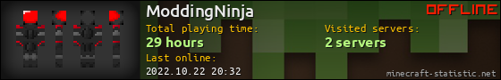 ModdingNinja userbar 560x90