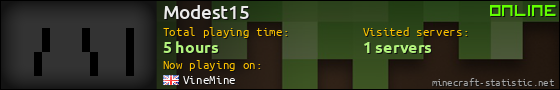 Modest15 userbar 560x90