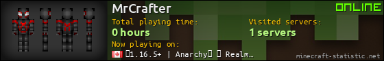 MrCrafter userbar 560x90