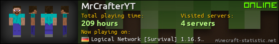 MrCrafterYT userbar 560x90