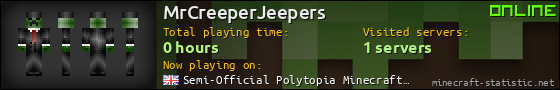 MrCreeperJeepers userbar 560x90