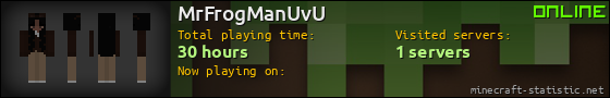 MrFrogManUvU userbar 560x90