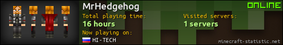 MrHedgehog userbar 560x90