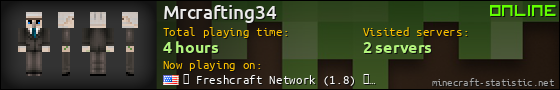 Mrcrafting34 userbar 560x90