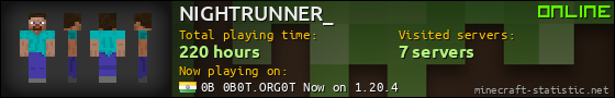 NIGHTRUNNER_ userbar 560x90