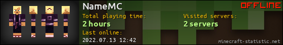 NameMC userbar 560x90