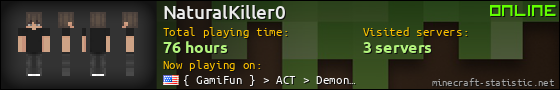 NaturalKiller0 userbar 560x90