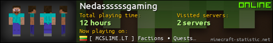 Nedassssssgaming userbar 560x90