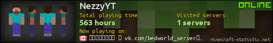 NezzyYT userbar 560x90