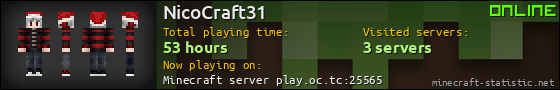 NicoCraft31 userbar 560x90