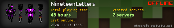 NineteenLetters userbar 560x90