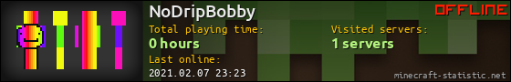 NoDripBobby userbar 560x90