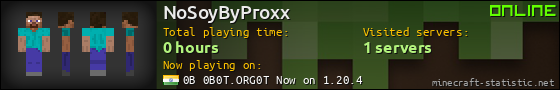 NoSoyByProxx userbar 560x90