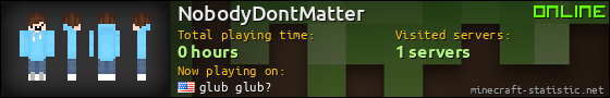 NobodyDontMatter userbar 560x90