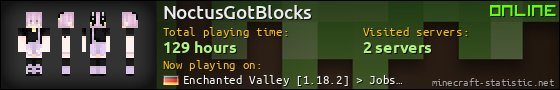 NoctusGotBlocks userbar 560x90