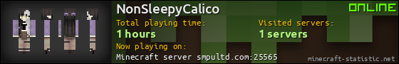 NonSleepyCalico userbar 560x90