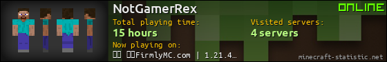 NotGamerRex userbar 560x90