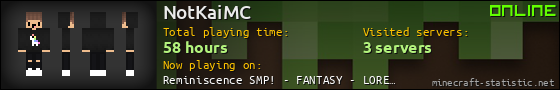NotKaiMC userbar 560x90
