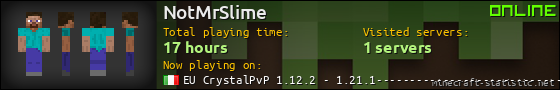 NotMrSlime userbar 560x90