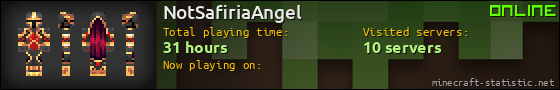 NotSafiriaAngel userbar 560x90