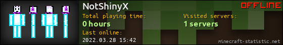 NotShinyX userbar 560x90