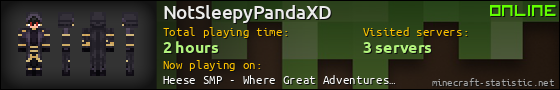 NotSleepyPandaXD userbar 560x90