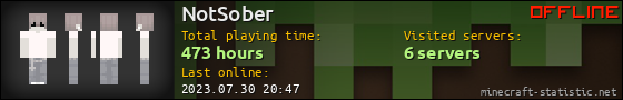 NotSober userbar 560x90