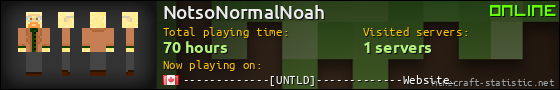 NotsoNormalNoah userbar 560x90