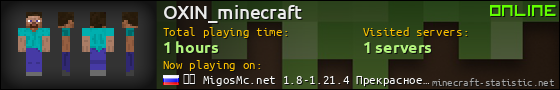 OXIN_minecraft userbar 560x90