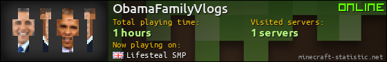 ObamaFamilyVlogs userbar 560x90