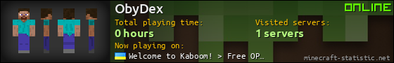 ObyDex userbar 560x90