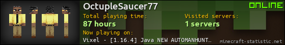 OctupleSaucer77 userbar 560x90