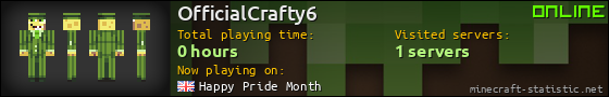 OfficialCrafty6 userbar 560x90