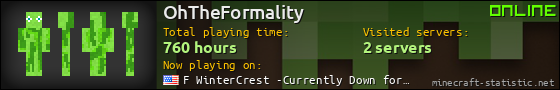 OhTheFormality userbar 560x90
