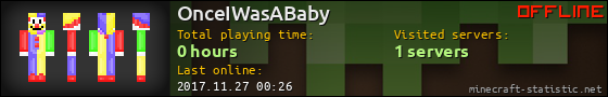 OnceIWasABaby userbar 560x90