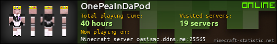 OnePeaInDaPod userbar 560x90